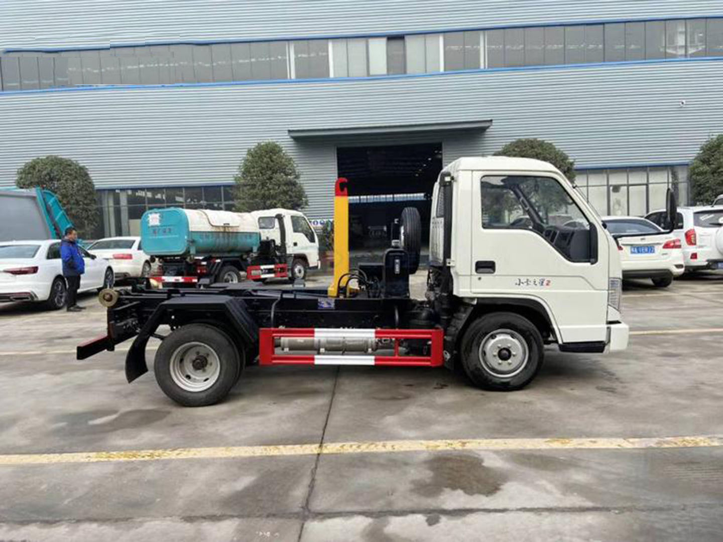 Chengli Group National VI Foton Xiaoka Zhixing 3-cubic-meter hooklift garbage truck - National VI engine detail (low-emission technology)